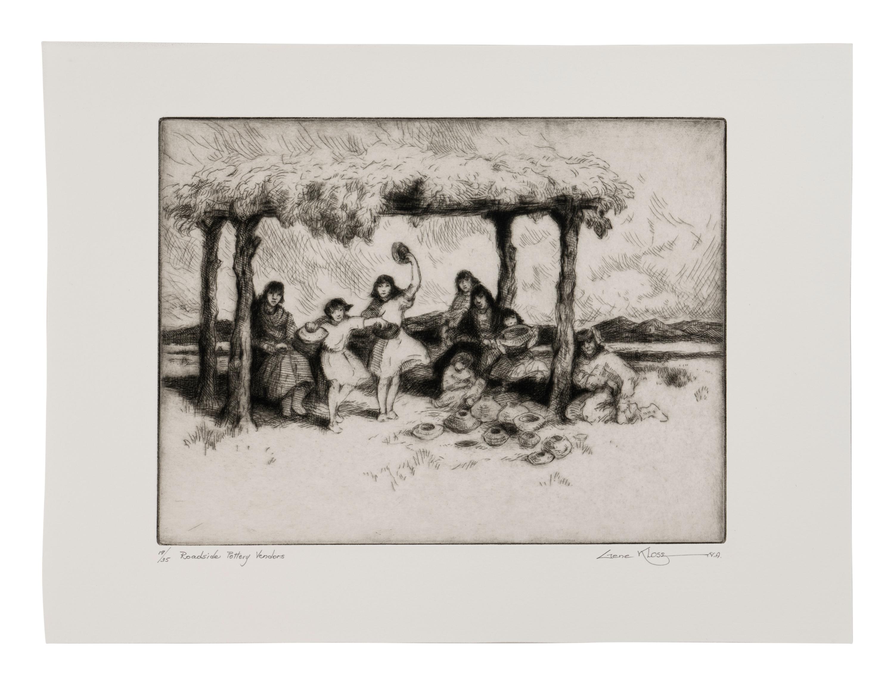 Roadside Pottery Vendors, edition 19/35