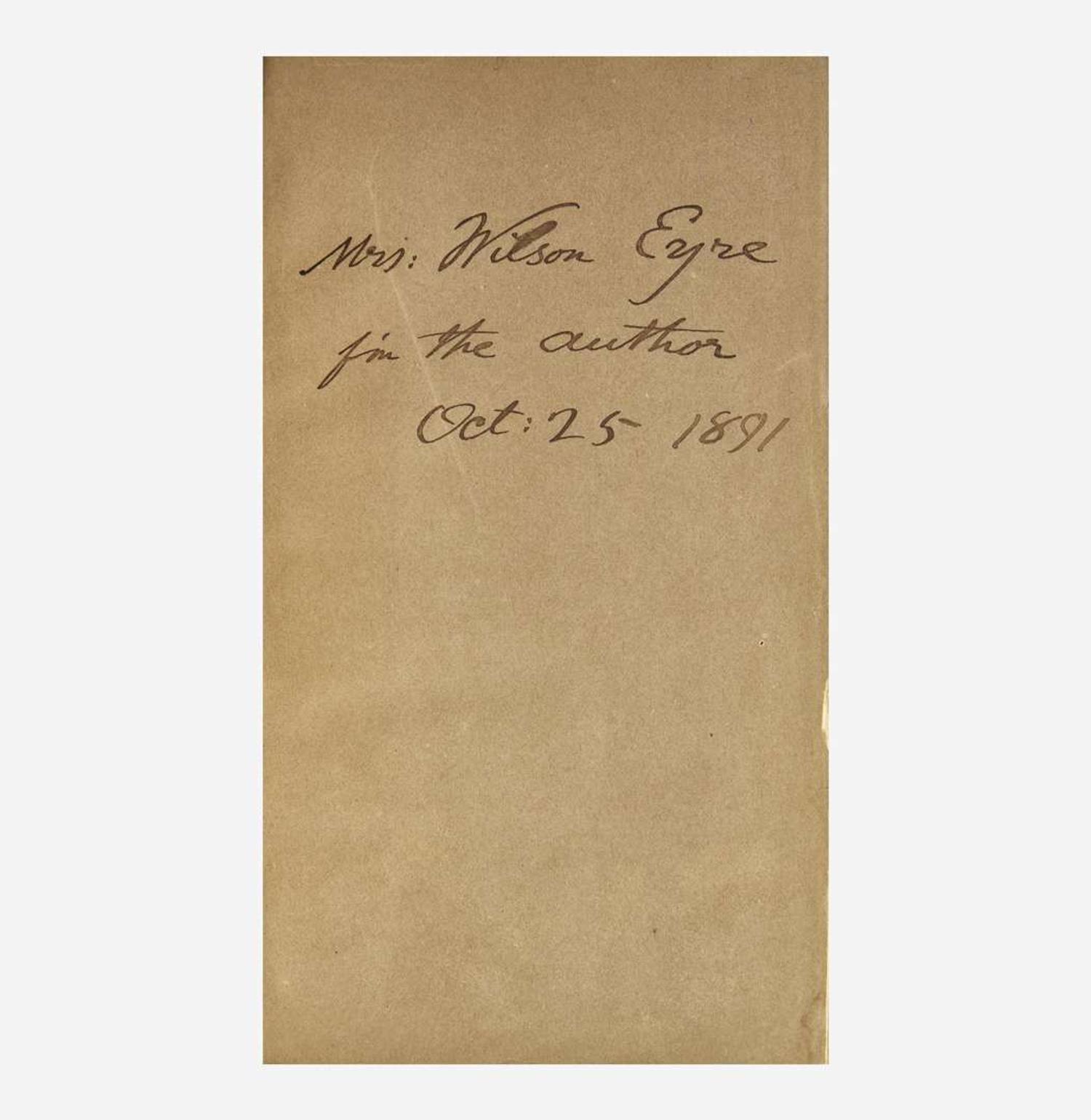 [Literature] (Whitman, Walt) As a Strong Bird on Pinions Free. And Other Poems