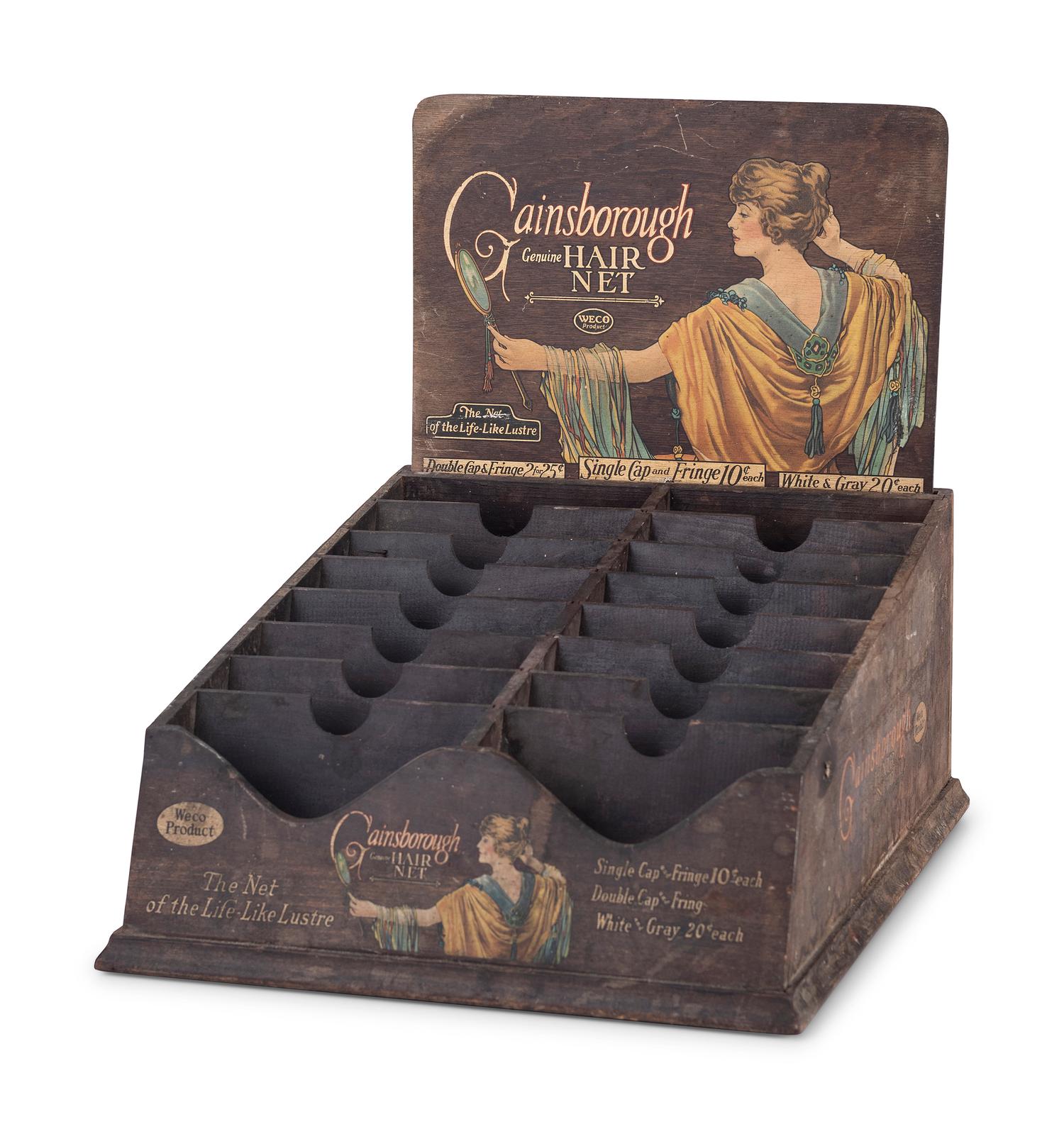 A Gainsborough Hair Net Countertop Display