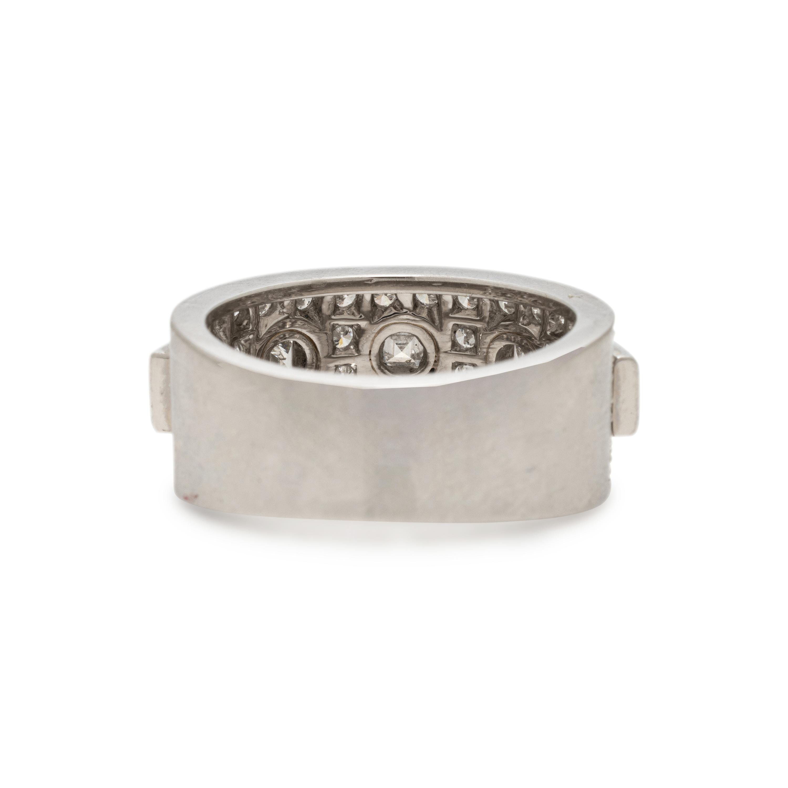 Platinum and Diamond Ring