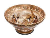 A Japanese Satsuma Bowl Diameter 8 inches.