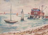 Harbor with Boats , 1932