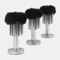 Set of Three Sculptural Bar Stools