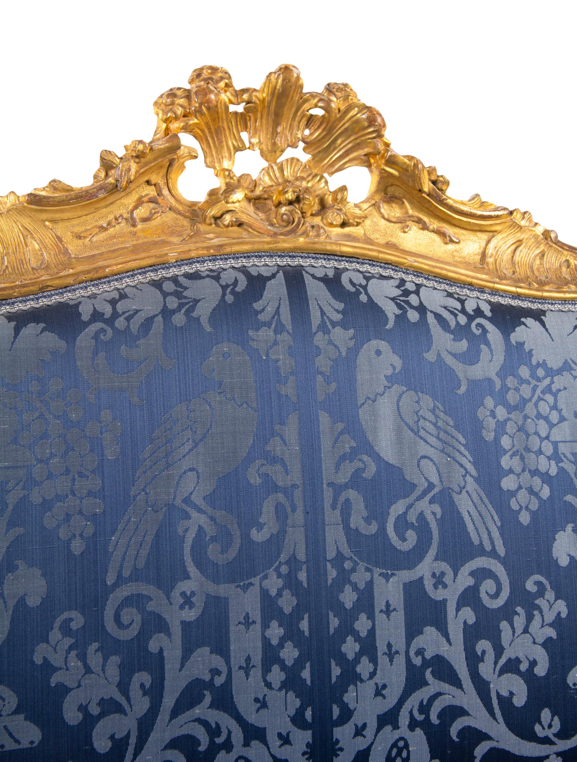 A Continental Giltwood Settee