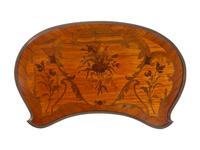 A Louis XV Style Gilt Bronze Mounted Marquetry Table à Ouvrage