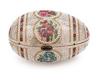 A Judith Leiber Multicolored Egg Minaudiere