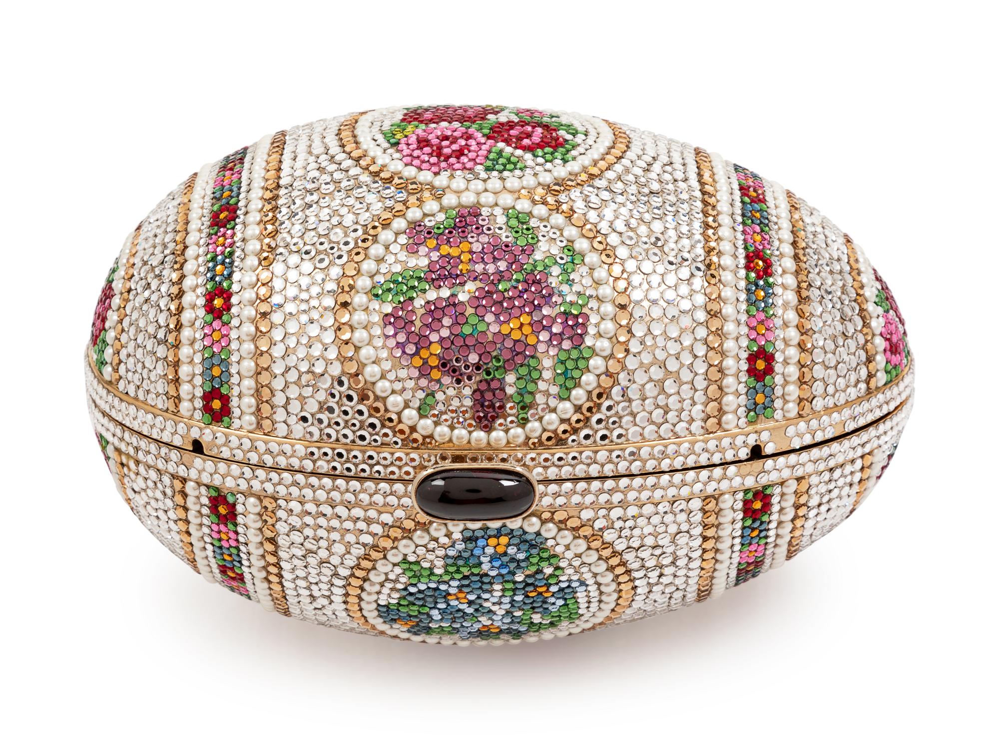 A Judith Leiber Multicolored Egg Minaudiere