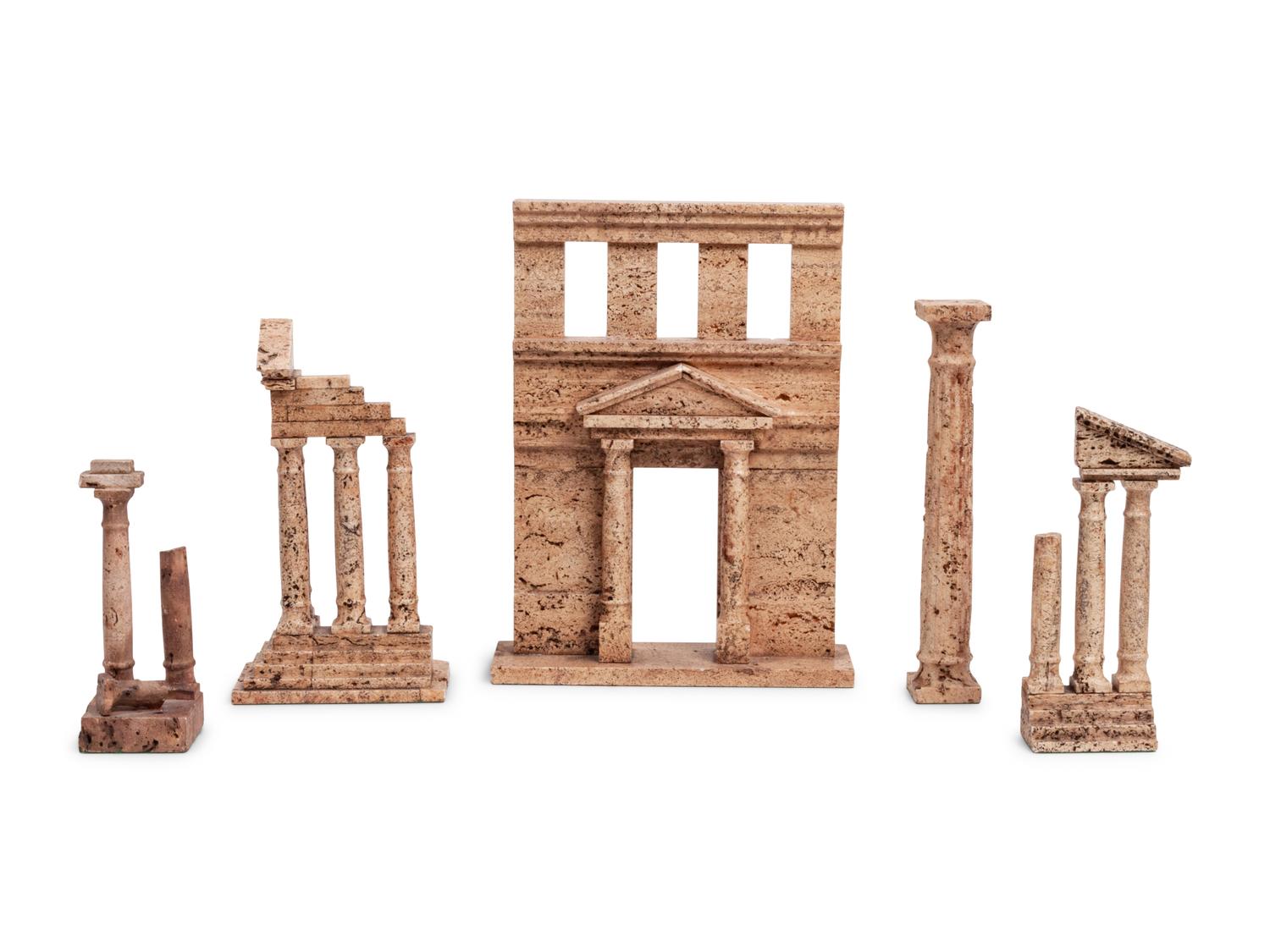 A Group of Composition Grand Tour Temple Ruins