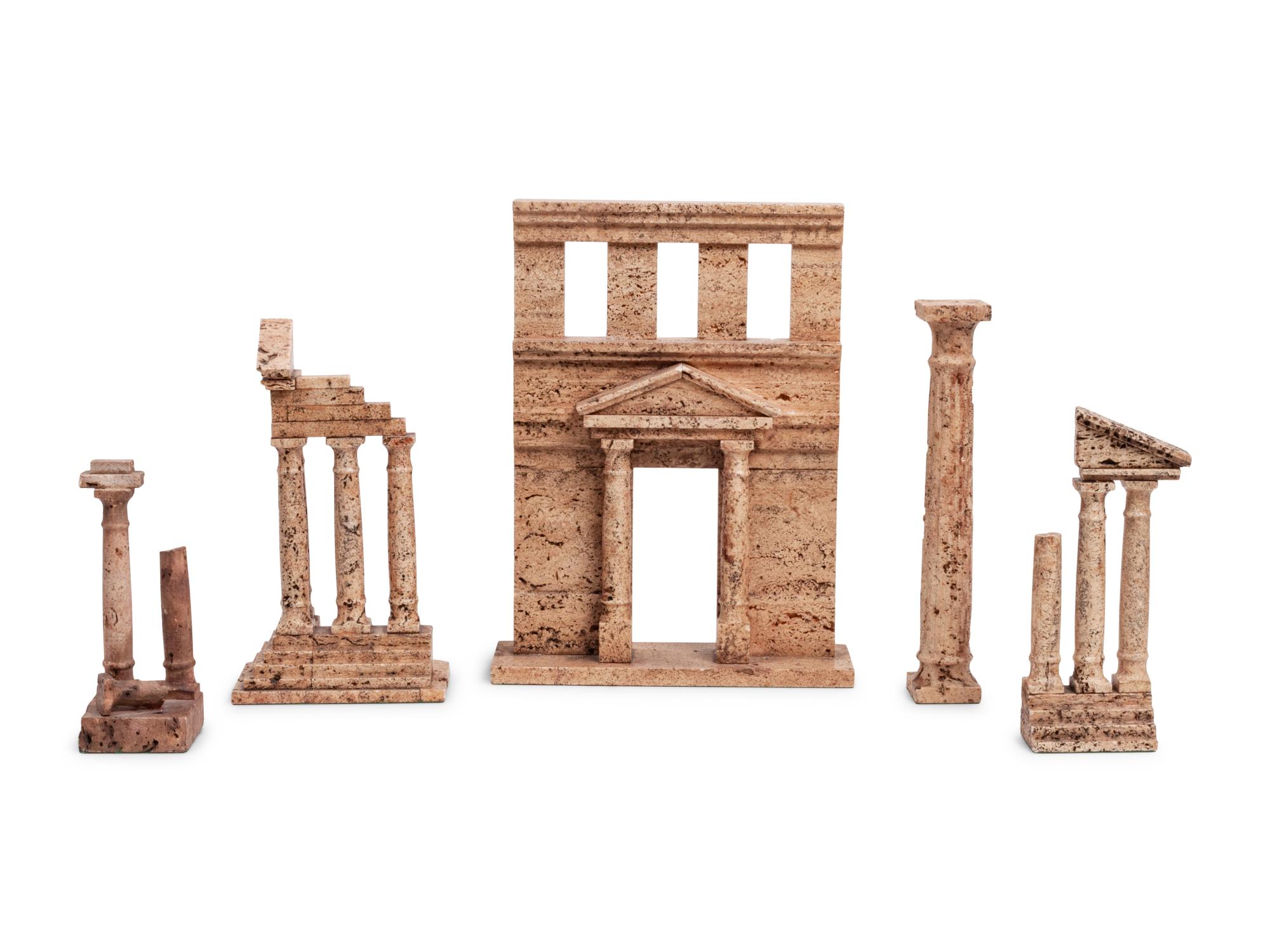 A Group of Composition Grand Tour Temple Ruins