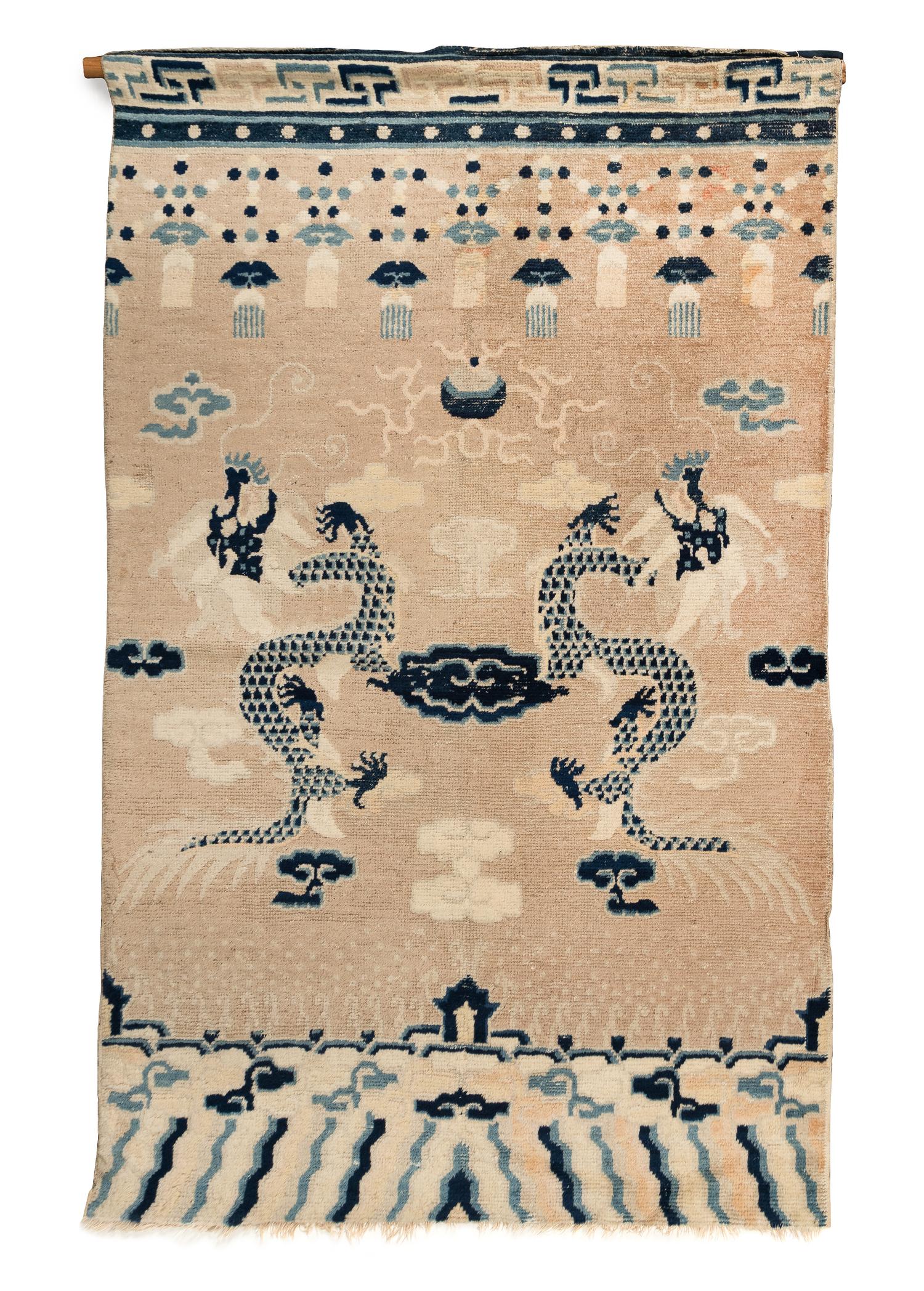 A Chinese Ningxia Pillar Rug