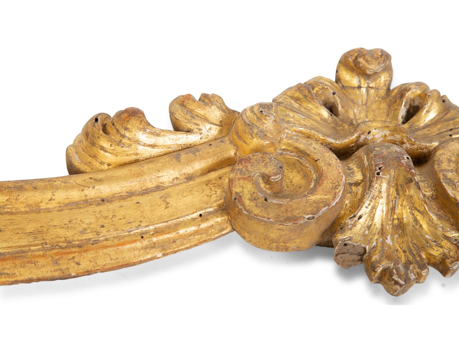 A Group of Italian Giltwood Wall Mounts — 18TH CENTURY