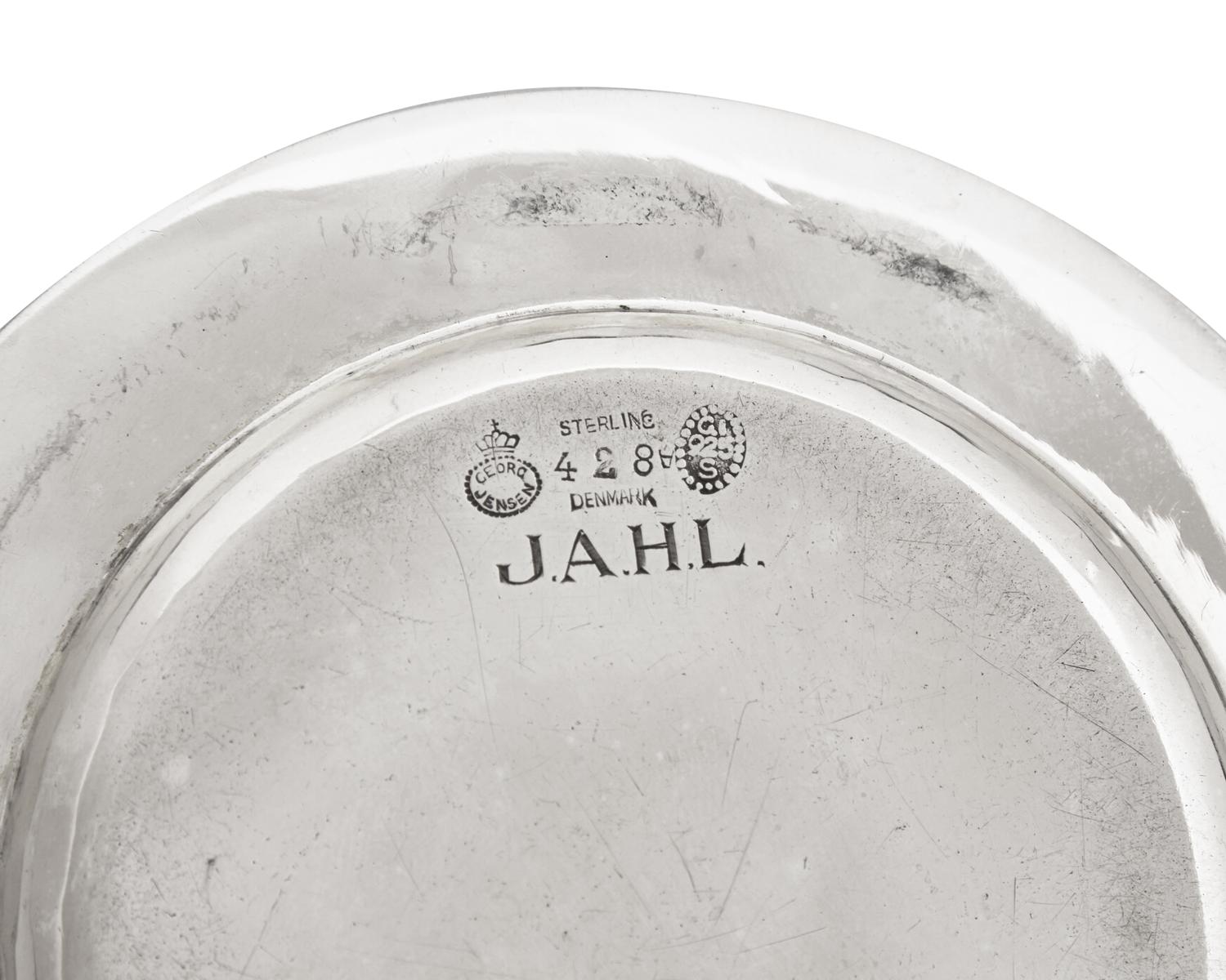 A Set of Six Georg Jensen Silver Coasters