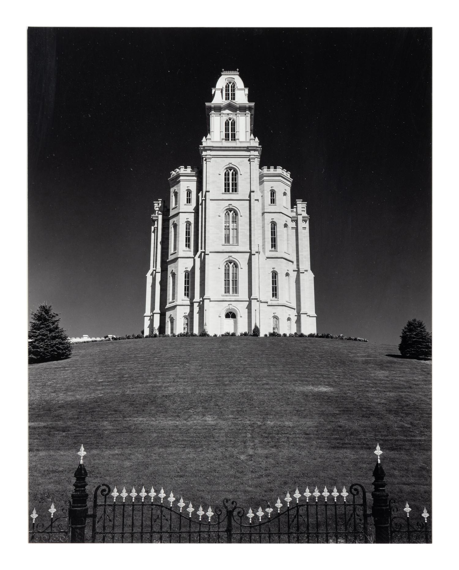 Ansel Adams (1902-1984) Mormon Temple, Monti, Utah, 1948