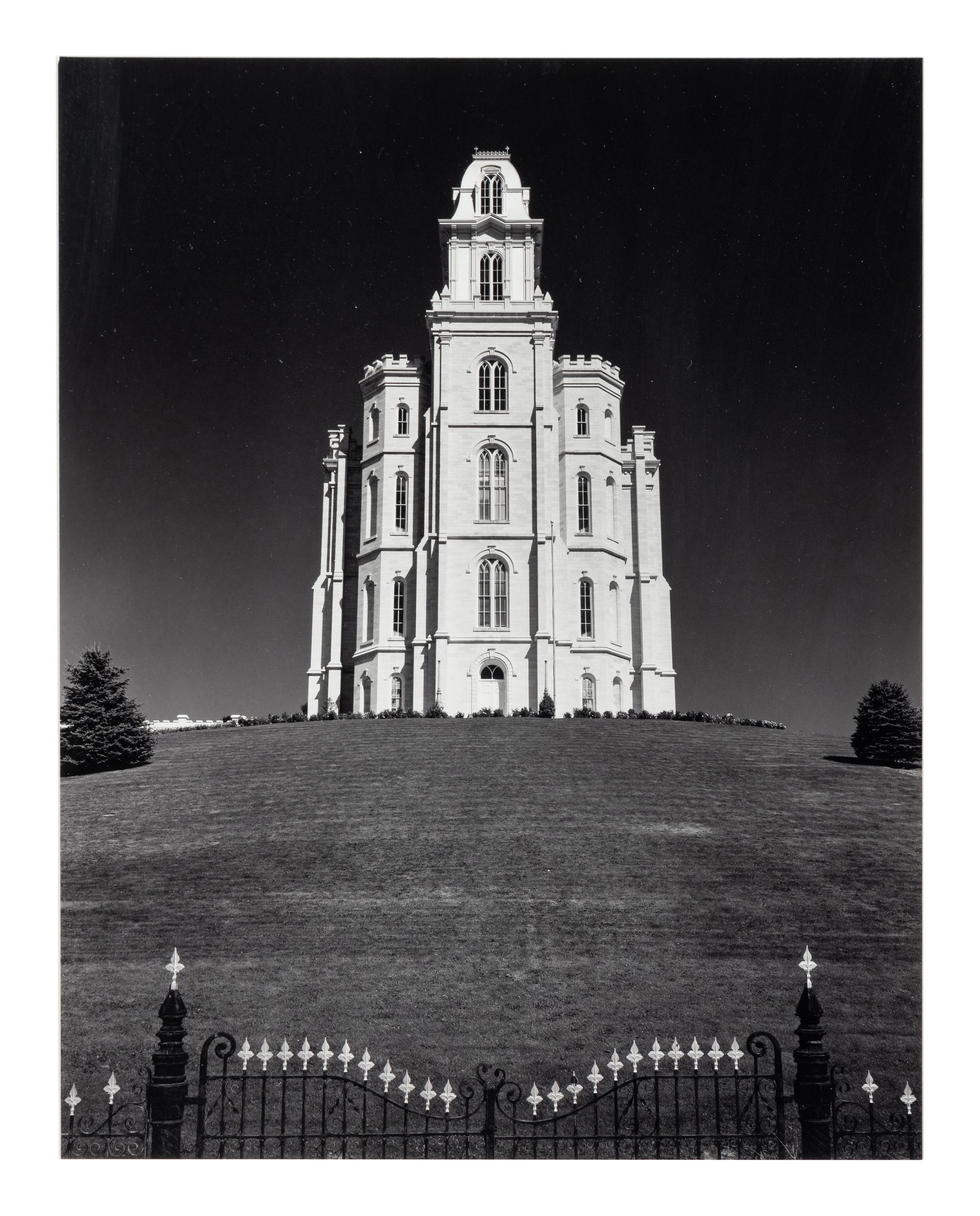 Ansel Adams (1902-1984) Mormon Temple, Monti, Utah, 1948