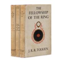 Tolkien, J.R.R. (1892-1973). [The Lord of the Rings trilogy:] The Fellowship of the Ring . 1954. -- The Two Towers . 1954. -- The Return of the King . 1955. All London: Allen & Unwin Ltd.