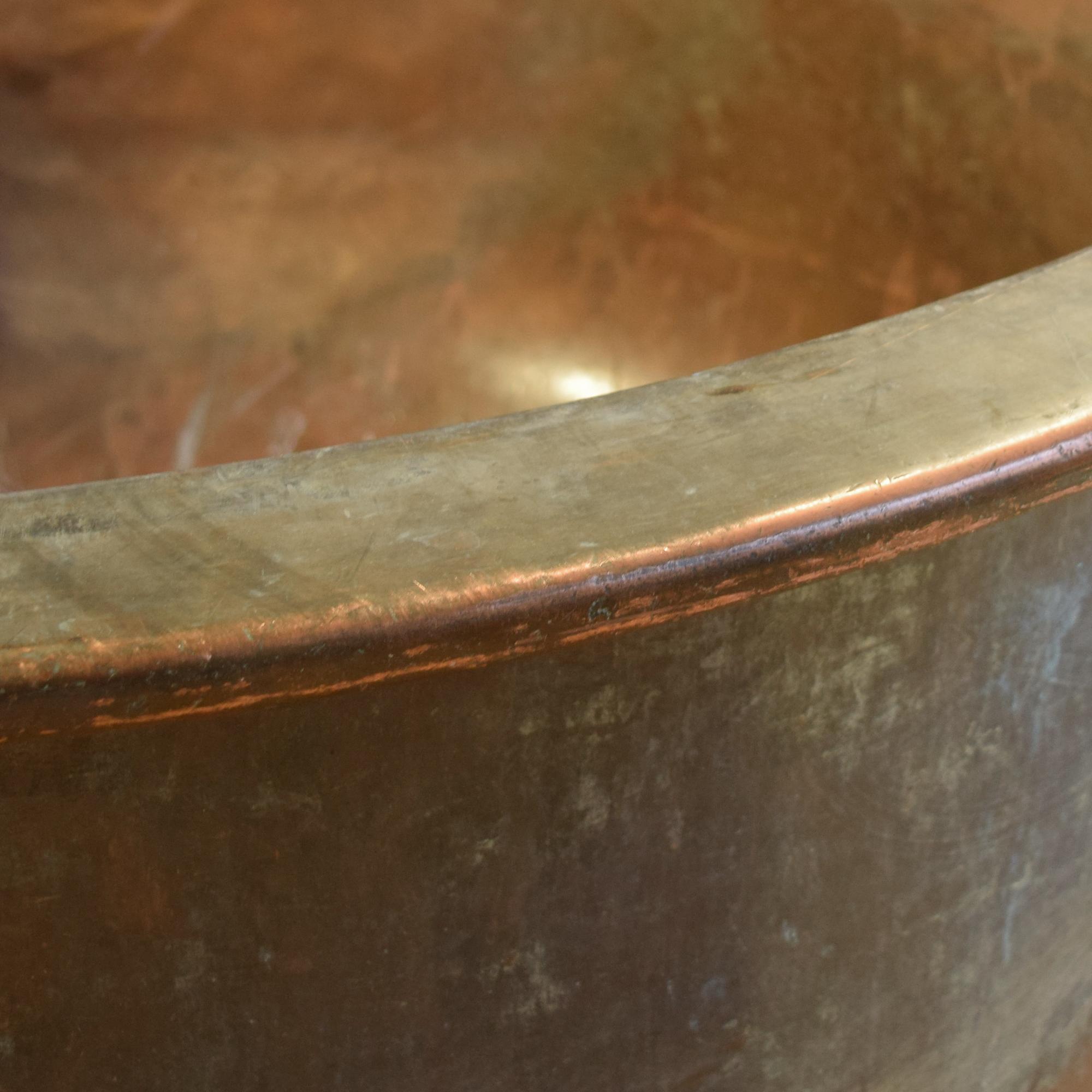A Fromage Copper Vessel 64" W x 64" D x 30" H — France, 19th/20th Century