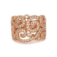 EFFY, ROSE GOLD AND DIAMOND RING