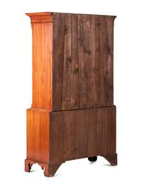 A Chippendale Cherrywood Linen Press