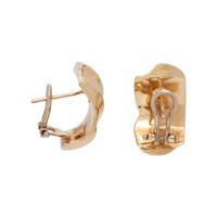 COLLECTION OF YELLOW GOLD EARCLIPS