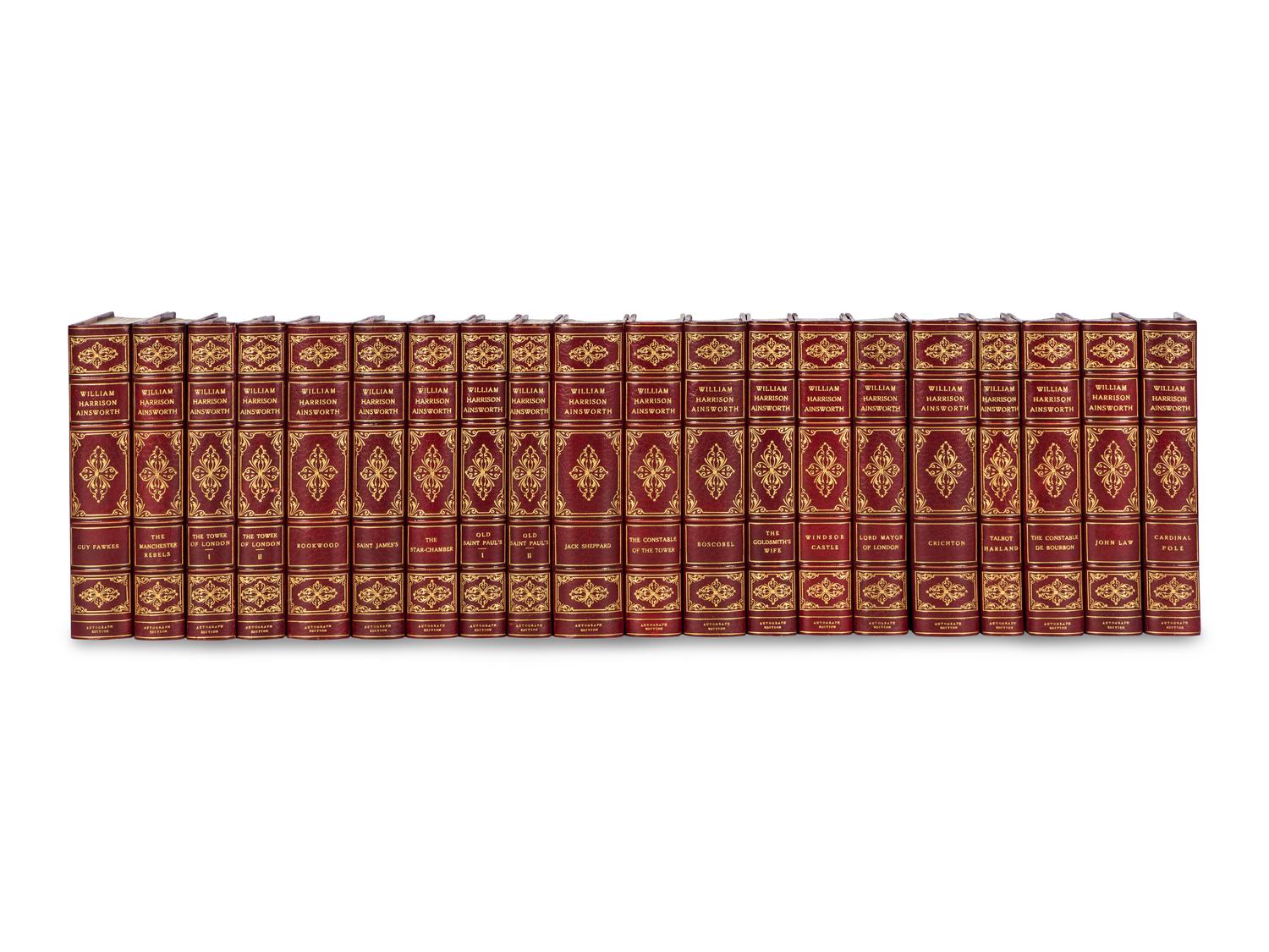 [BINDINGS]. AINSWORTH, William Harrison (1805-1882). Historical Romances . Philadelphia: George Barrie & Son, [n.d.].