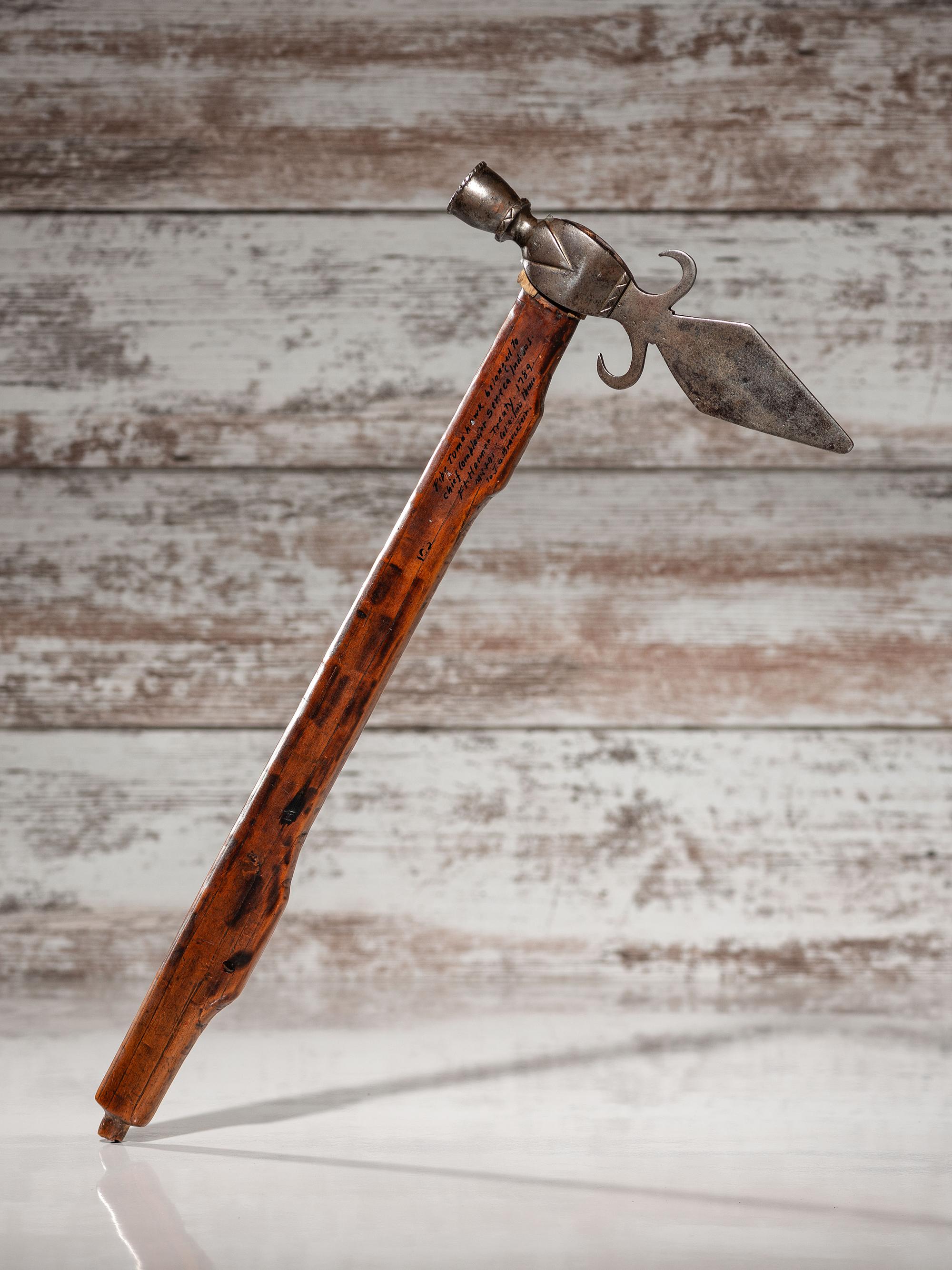 Spontoon Pipe Tomahawk, Attributed to Seneca Chief Cornplanter