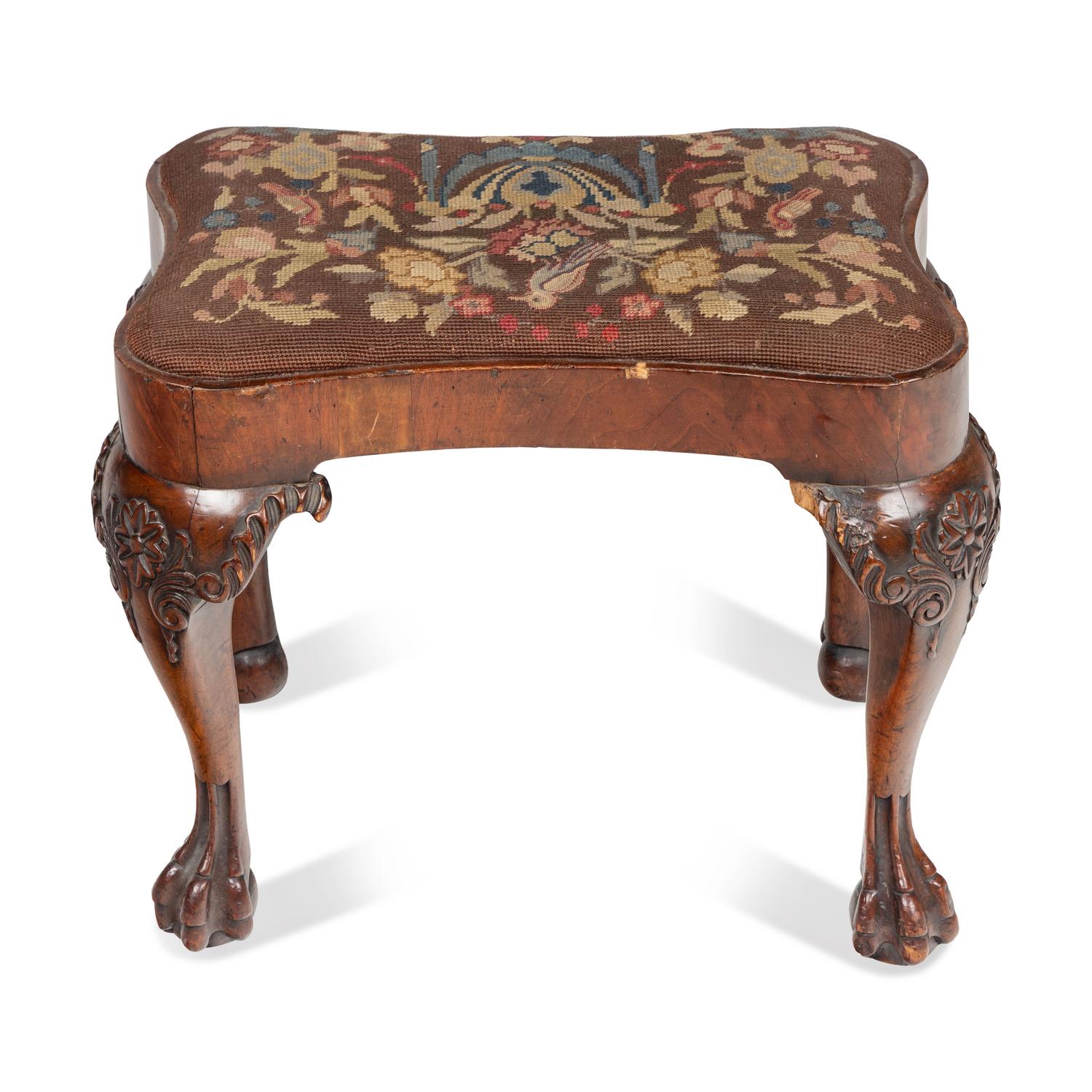 A George I Walnut Stool
