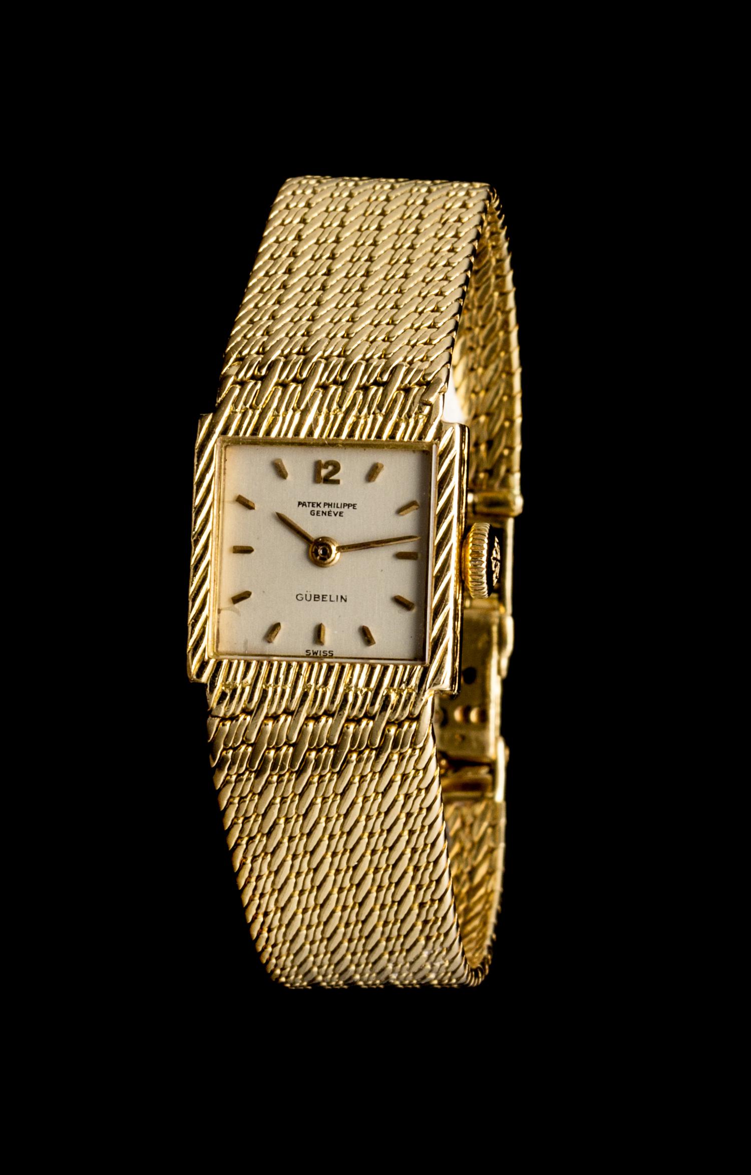 An 18 Karat Yellow Gold Wristwatch, Patek Philippe for Gubelin,