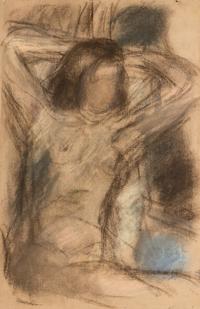 Nude with Arms Raised