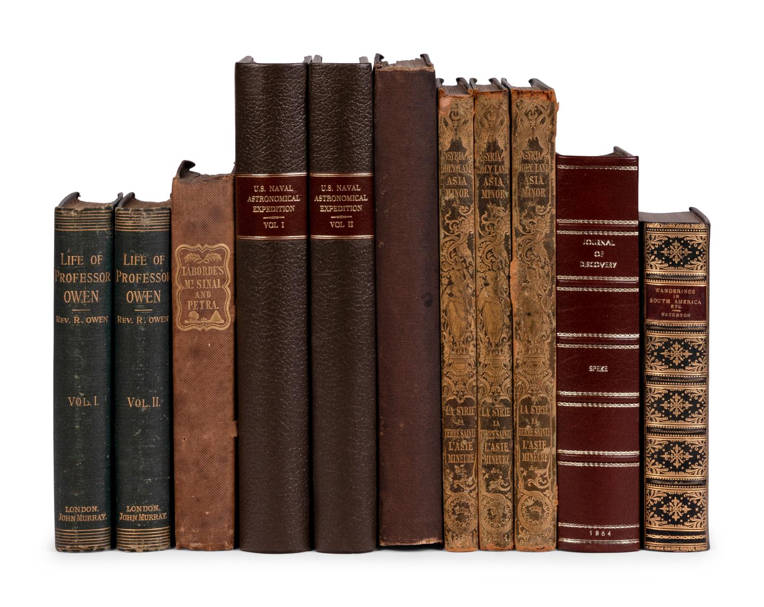 [TRAVEL & EXPLORATION]. A large group of works, including: