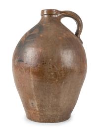 An Ohio Cobalt Decorated Stoneware Jug