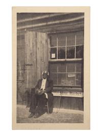 [SLAVERY & ABOLITION]. Postcard featuring Elijah Green, "One of the Few Ex-Slaves Living 1941." [Charleston, SC], ca 1942.