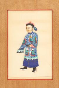 Six Chinese Export Pith Paper Paintings