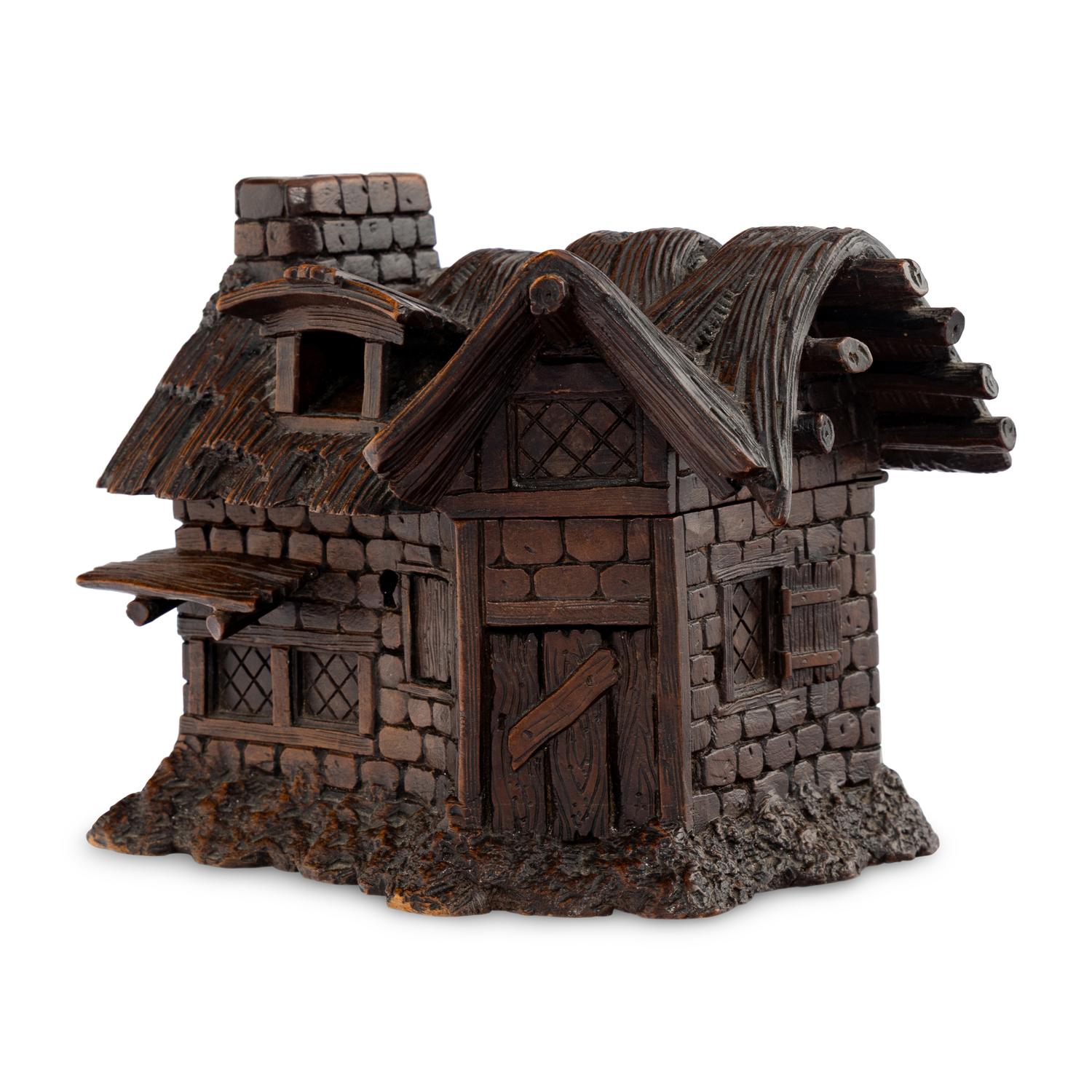 A Black Forest Carved Jewelry Box