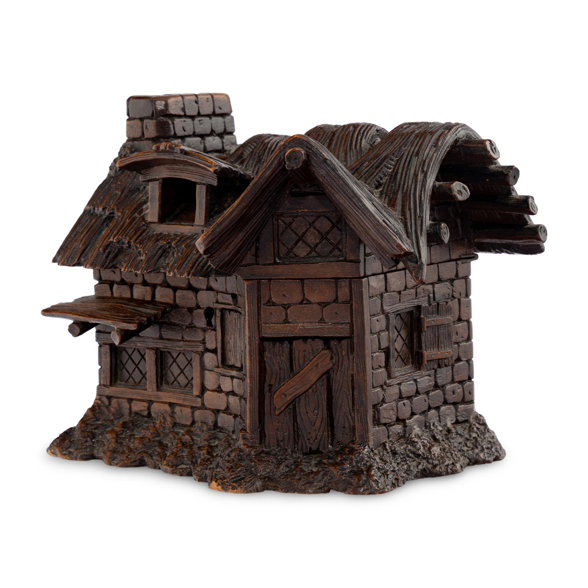 A Black Forest Carved Jewelry Box