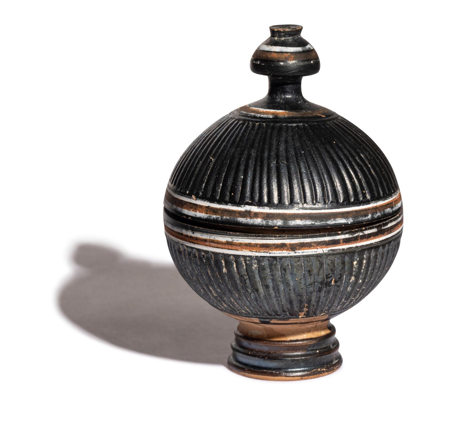 A South Italian Painted Pottery Pyxis