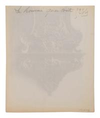 A group of six photographs depicting early 20th Century Parisian architectural details (Saints-Gervais-et-Protais, 1903-1904; Ambassade d'Autriche, 57 rue de Varenne, 1905; La Monnaie-quai Conti [5234], 1905-1906; Hôtel de Roquelaure, boulevard Saint-Germain, 246, 1905-1906; Hôtel de la Duchesse, de Narbonne, rue Varenne 45, 1907; [Cluny–Diane Chasseresse. Art Français. École J. Goujon], 1911)