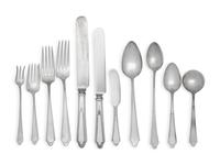 An American Silver Flatware Service