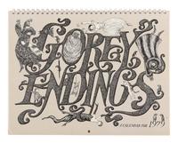 GOREY, Edward. A group of calendars and engagement books, comprising: