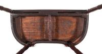 A Federal Style Carved and Inlaid Mahogany and Satinwood Console Table