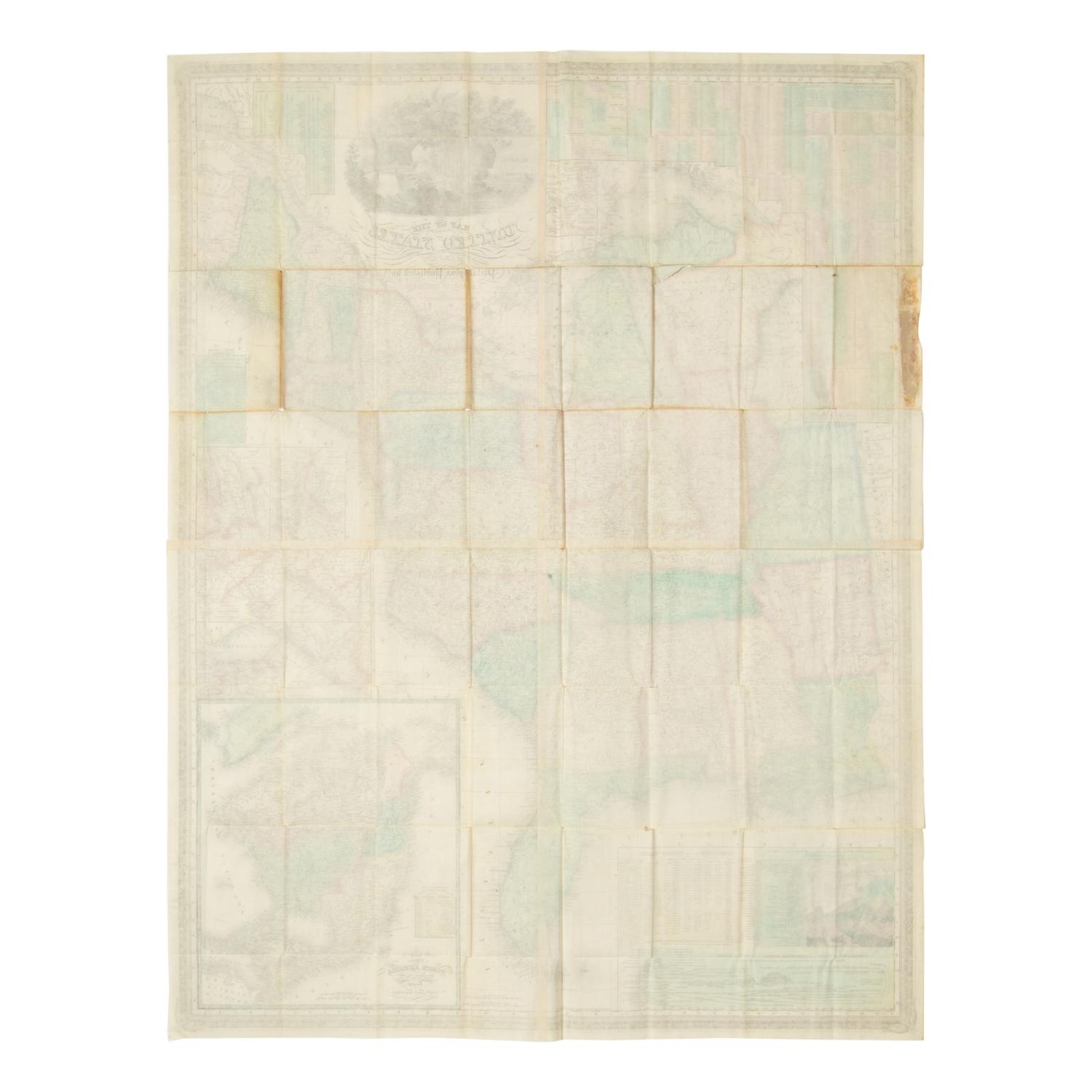 [Map]. Young, J.H. and Samuel Augustus Mitchell (1790-1868). Map of the United States . Philadelphia: S. Augustus Mitchell, 1839.