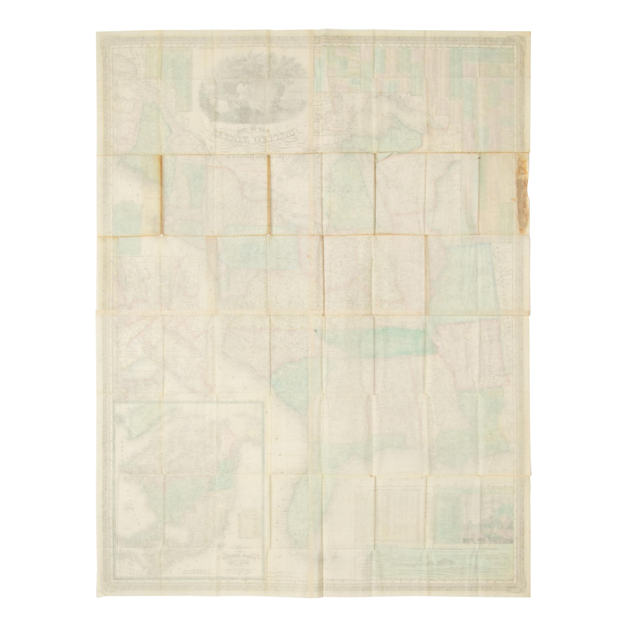 [Map]. Young, J.H. and Samuel Augustus Mitchell (1790-1868). Map of the United States . Philadelphia: S. Augustus Mitchell, 1839.
