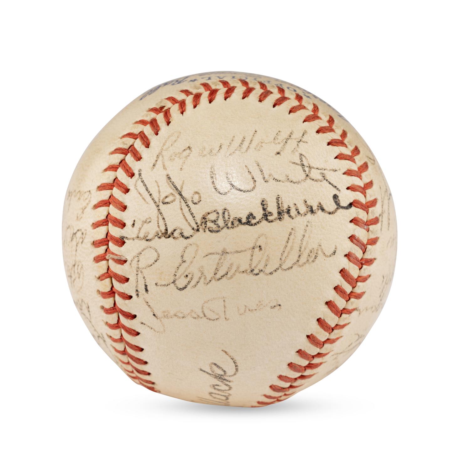 A 1943 Philadelphia Athletics Team Signed Autograph Baseball Featuring Connie Mack (Beckett Authentication Services)
