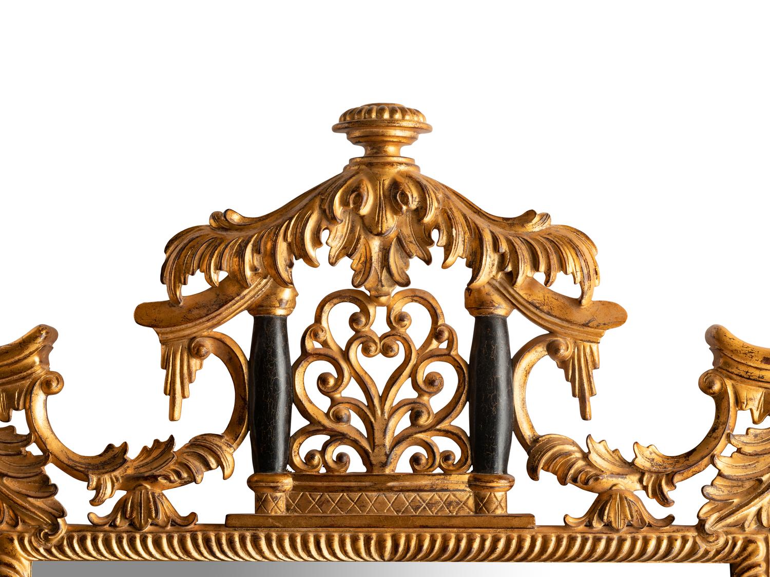 A George III Style Giltwood Mirror