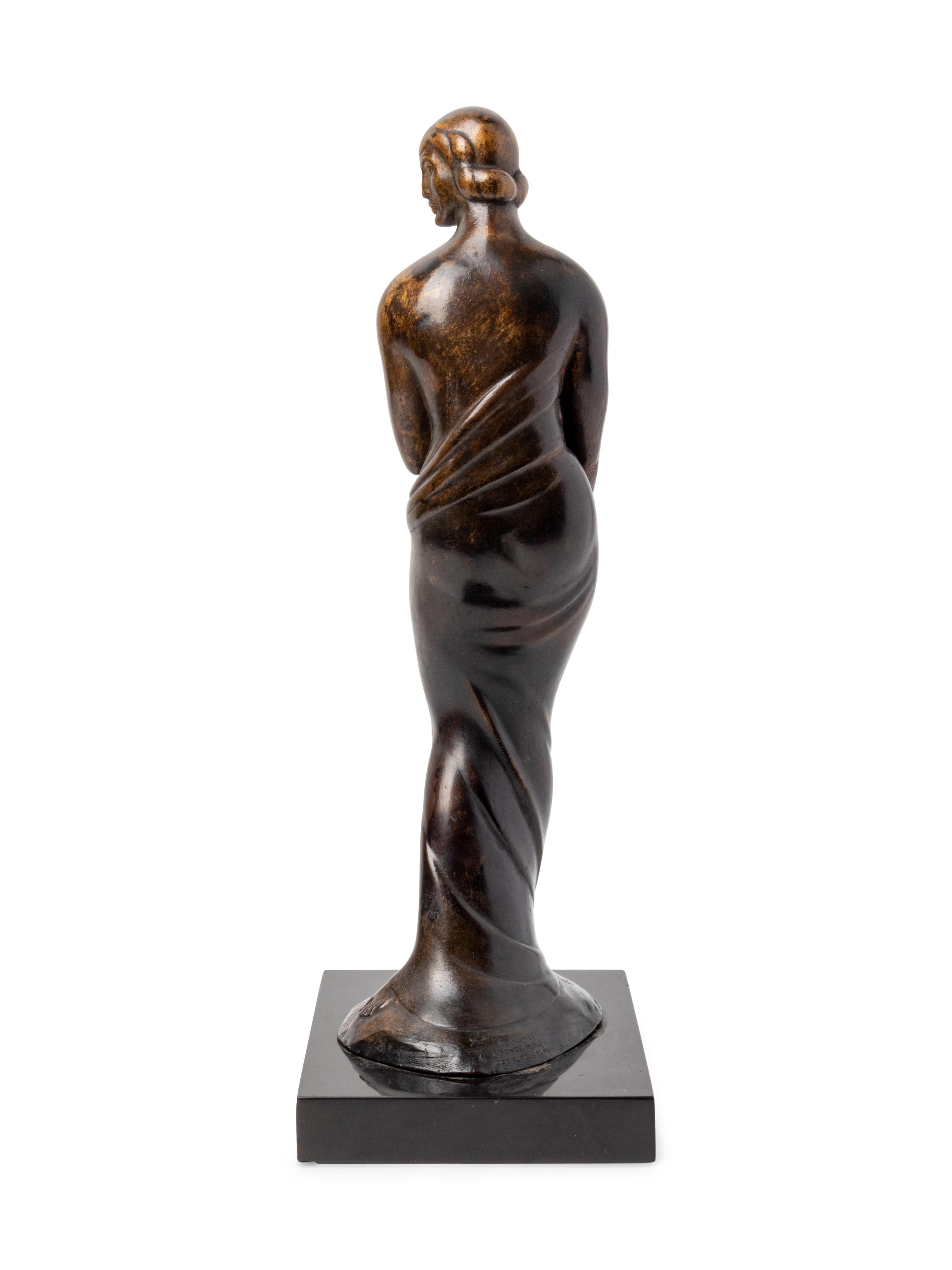 Pudeur (Draped Figure , Standing Woman) [LF 18] model circa 1915-17, cast circa 1917-20