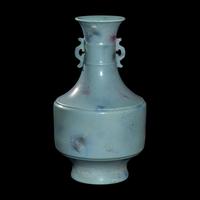 A Chinese Splashed Glazed Porcelain Vase