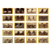 Haynes, F. Jay (1853-1921). A group of 38 stereoviews of the Badlands and Upper Missouri River.