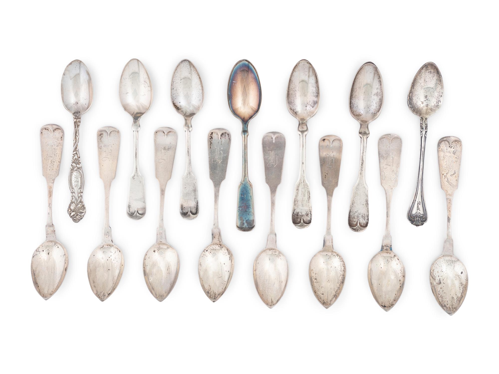 A Group of Silver Spoons