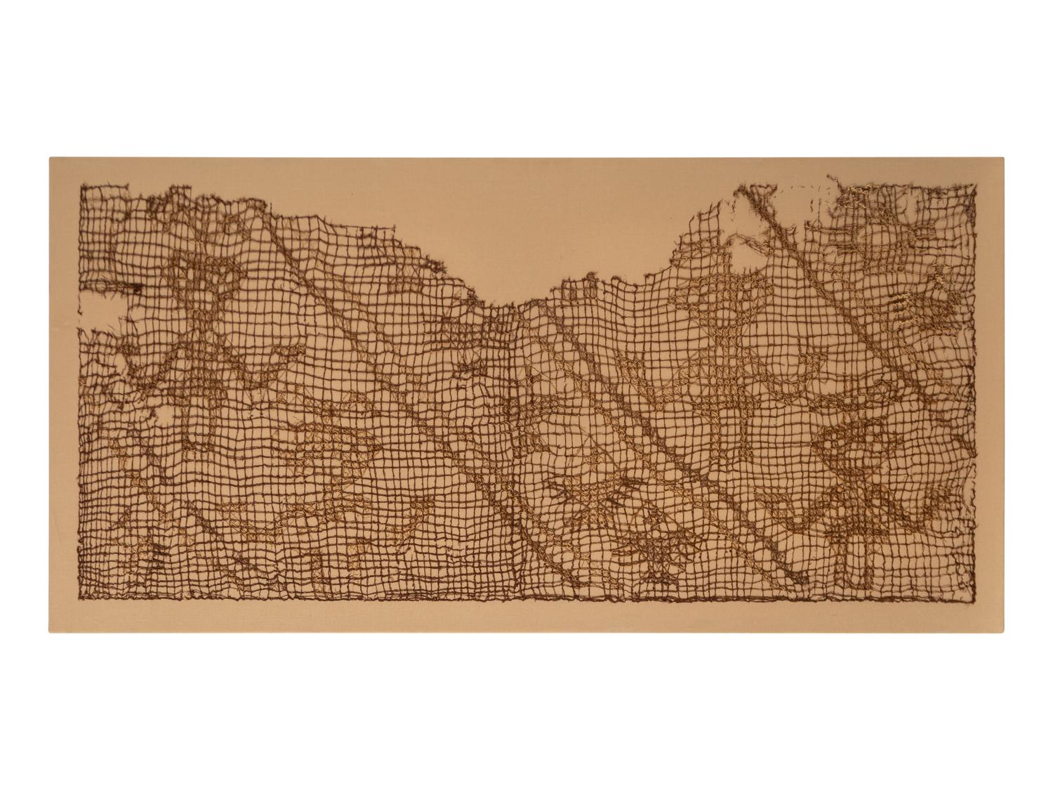 A Framed Chancay Textile Fragment