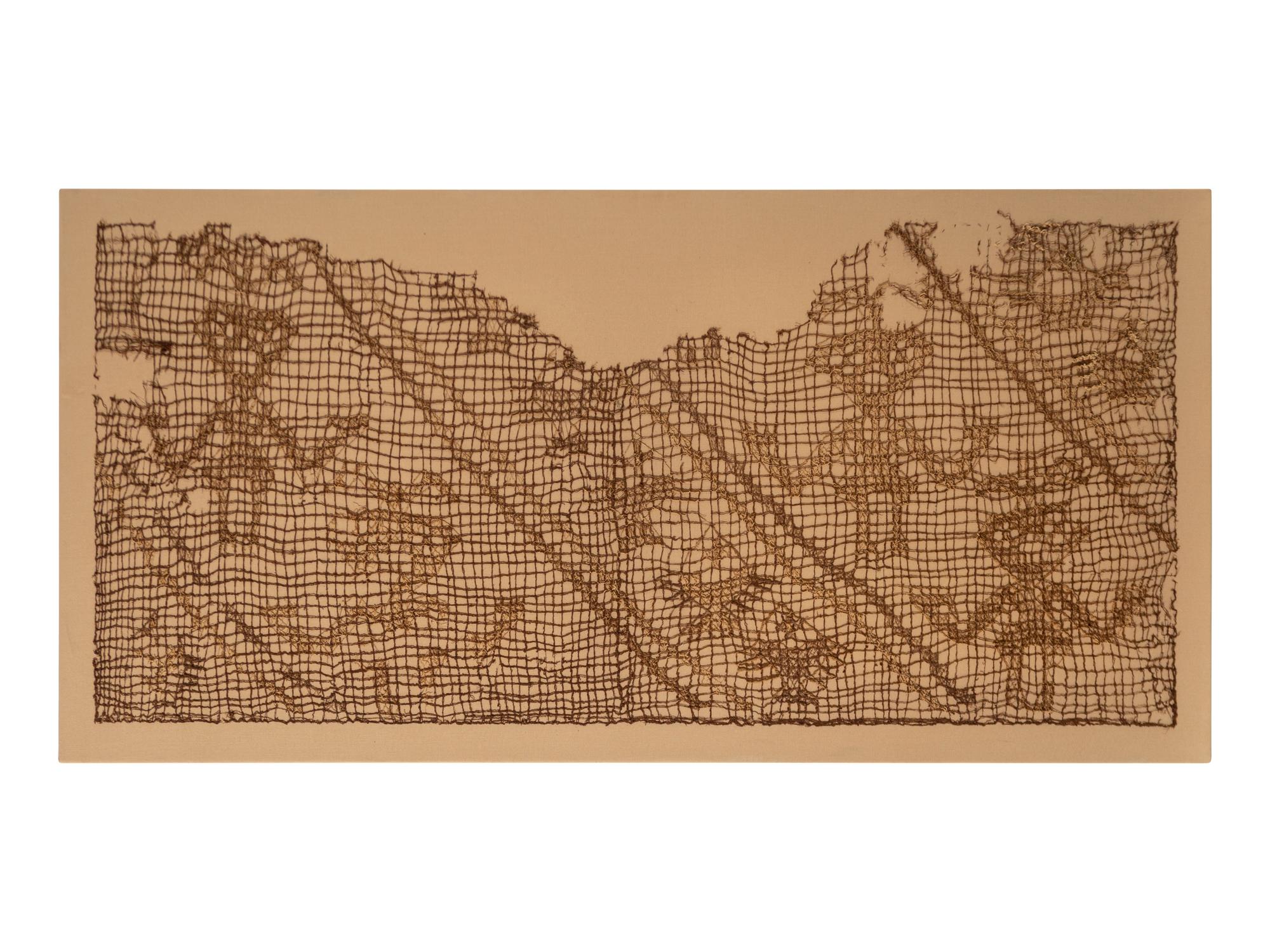 A Framed Chancay Textile Fragment