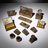 Pine Needle desk accessories Tiffany Studios, USA